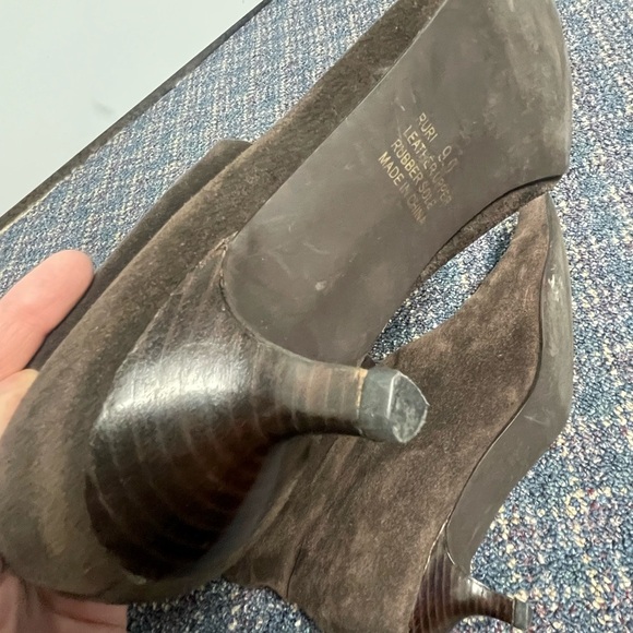 Preloved Unbranded leather upper rubber sole brown boots size 9 - Picture 13 of 16